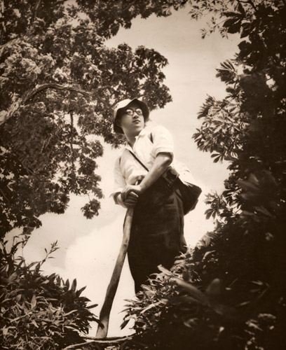 野外人像 [近藤白鹿, アサヒカメラ 1939年11月号より] パブリックドメイン画像 