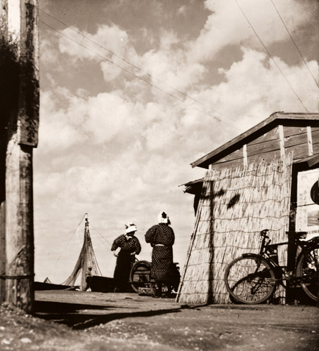 銚子にて [峰岸成光, アサヒカメラ 1939年5月号より] パブリックドメイン画像 