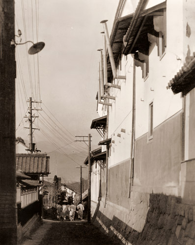 勝沼風景 [江澤仁, アサヒカメラ 1939年5月号より] パブリックドメイン画像 