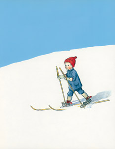 ウッレのスキーのたび 表紙 [エルサ・ベスコフ, ウッレのスキーのたびより]のサムネイル画像