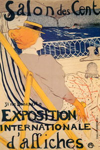 百人展 [アンリ・ド・トゥールーズ＝ロートレック, 1896年, ベルエポックの巴里展より]のサムネイル画像