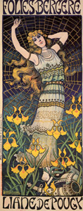 リアーヌ・ド・プジー – フォリー・ベルジェール [ポール・ベルトン, 1896年, ベルエポックの巴里展より]のサムネイル画像