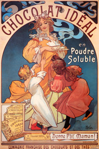 イアデル・ショコラ [アルフォンス・ミュシャ, 1897年, ベルエポックの巴里展より]のサムネイル画像