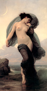 夕暮れ [ウィリアム・アドルフ・ブグロー, 1882年, Bouguereauより]のサムネイル画像