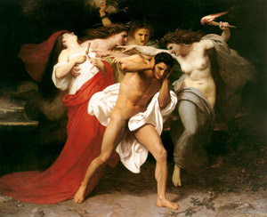 オレステースの悔恨 [ウィリアム・アドルフ・ブグロー, 1862年, Bouguereauより]のサムネイル画像