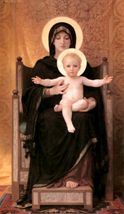 聖母子 [ウィリアム・アドルフ・ブグロー, 1888年, Bouguereauより]のサムネイル画像