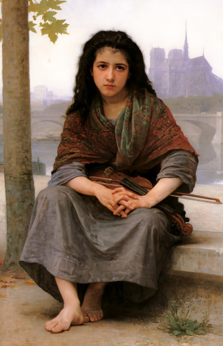 The Bohemian [William Adolphe Bouguereau, 1890, from Bouguereau]