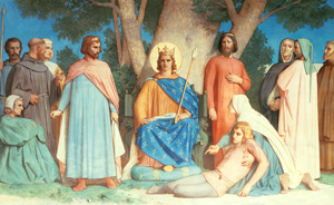 正義の裁きを下す聖ルイ [ウィリアム・アドルフ・ブグロー, 1859年, Bouguereauより]のサムネイル画像