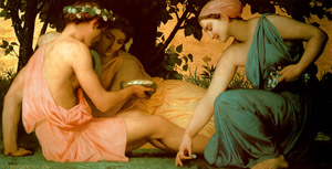 春 [ウィリアム・アドルフ・ブグロー, 1858年, Bouguereauより]のサムネイル画像