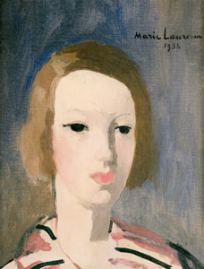 スウェーデン娘 [マリー・ローランサン, 1934年, マリー・ローランサンとその時代展より]のサムネイル画像
