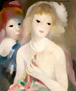 らっぱをもって [マリー・ローランサン, 1929年, マリー・ローランサンとその時代展より]のサムネイル画像