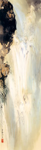 瀑布 [竹内栖鳳, 1939年頃, 竹内栖鳳展 近代日本画の巨人より]のサムネイル画像