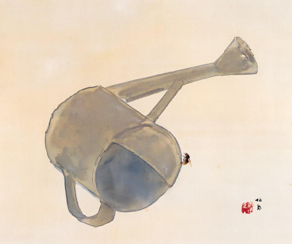 炎暑 [竹内栖鳳, 1930年, 竹内栖鳳展 近代日本画の巨人より] パブリックドメイン画像 