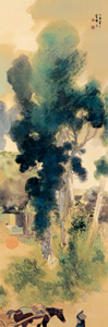 街道午蔭 [竹内栖鳳, 1919年, 竹内栖鳳展 近代日本画の巨人より]のサムネイル画像