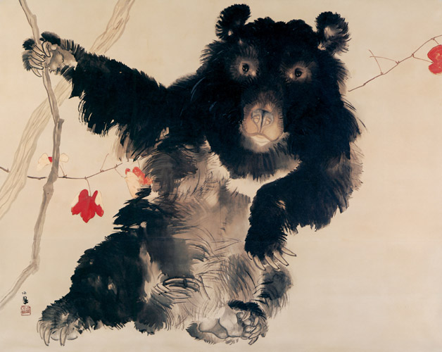 Bear [Takeuchi Seihō, 1910, from Takeuchi Seiho Exhibition Catalog 2013]