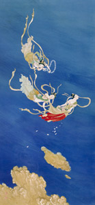 散華 [竹内栖鳳, 1910年, 竹内栖鳳展 近代日本画の巨人より]のサムネイル画像