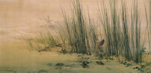 池塘浪静 [竹内栖鳳, 1892年頃, 竹内栖鳳展 近代日本画の巨人より]のサムネイル画像