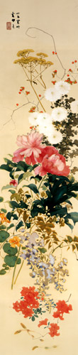 Beautiful Flowers [Takeuchi Seihō, c.1925, from Takeuchi Seiho: Masterpiece Collection]
