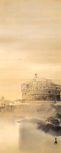 Old Castle in Rome [Takeuchi Seihō, 1901, from Takeuchi Seiho: Masterpiece Collection]