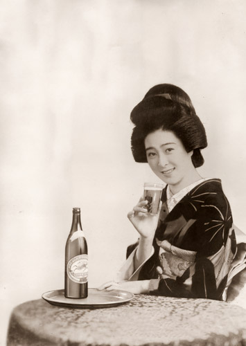 キリンビールの広告 [アサヒカメラ 1939年2月号より] パブリックドメイン画像 
