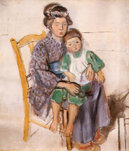 家族 [安井曾太郎, 1927年, 生誕百年記念 安井曽太郎展より]のサムネイル画像