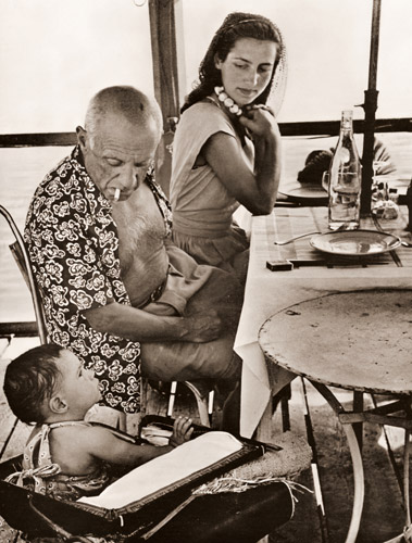 Private Life of Pablo Picasso 2 [Robert Capa,  from Asahi Camera August 1952]