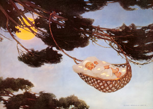ねんねんころりよ 木の上で [ジェシー・ウィルコックス・スミス, マザー・グースより]のサムネイル画像