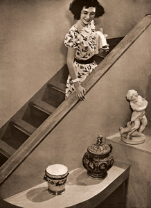 花月澄枝さん [松島進, アサヒカメラ 1950年10月号より]のサムネイル画像