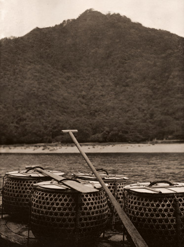 長良川小景 [西山清, アサヒカメラ 1950年10月号より] パブリックドメイン画像 