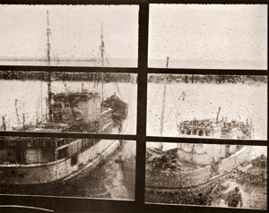 漁港の雨 [雲井信男, アサヒカメラ 1941年9月号より]のサムネイル画像