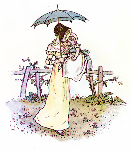 Marigold Garde Title Page 3 [Kate Greenaway,  from Marigold Garden]
