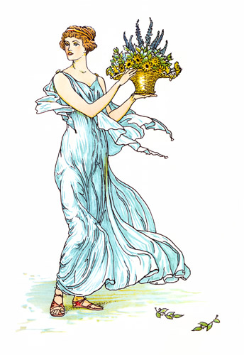 Here’s flowers for you;  (The Winter’s Tale) [Walter Crane,  from Flowers from Shakespeare’s Garden]