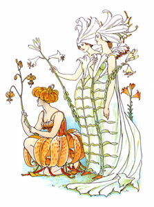 ユリの種類 （冬物語） [ウォルター・クレイン, シェイクスピアの花園より]のサムネイル画像