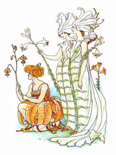 lilies of all kinds  (The Winter’s Tale) [Walter Crane,  from Flowers from Shakespeare’s Garden]