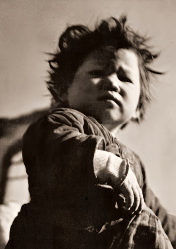 子供 [安井仲治, アサヒカメラ 1935年7月号より] パブリックドメイン画像 