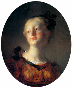若い女性の頭部 [ジャン・オノレ・フラゴナール, 1780年, ブーシェ・フラゴナール展より]のサムネイル画像