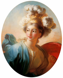 女神ミネルヴァ [ジャン・オノレ・フラゴナール, 1772年, ブーシェ・フラゴナール展より]のサムネイル画像