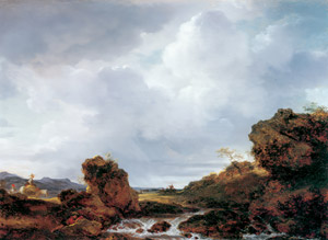 風景（急流） [ジャン・オノレ・フラゴナール, 1763-1765年, ブーシェ・フラゴナール展より]のサムネイル画像