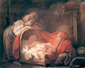 双子 [ジャン・オノレ・フラゴナール, 1759-1760年, ブーシェ・フラゴナール展より]のサムネイル画像