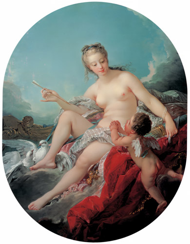 L’Amour désarmé [François Boucher, 1751, from Three Masters of French Rocco]
