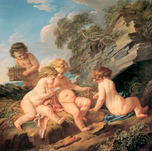 l’Eté [François Boucher, 1732-1733, from Three Masters of French Rocco]