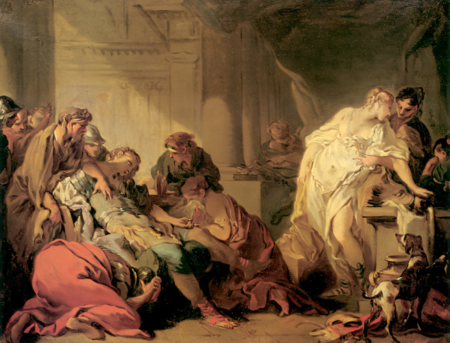 La mort de Méléagre [François Boucher, 1725-1728, from Three Masters of French Rocco]