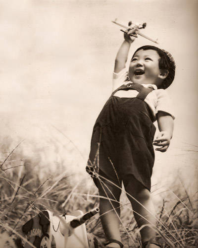 真理子ちゃん [渋谷龍吉, アサヒカメラ 1938年11月号より] パブリックドメイン画像 