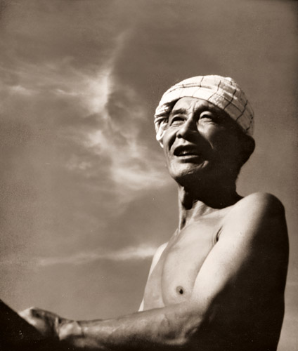 漁夫 [井田俊一, アサヒカメラ 1938年11月号より] パブリックドメイン画像 