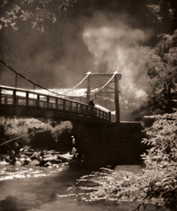 河童橋の朝 [加藤虎雄, アサヒカメラ 1938年11月号より]のサムネイル画像