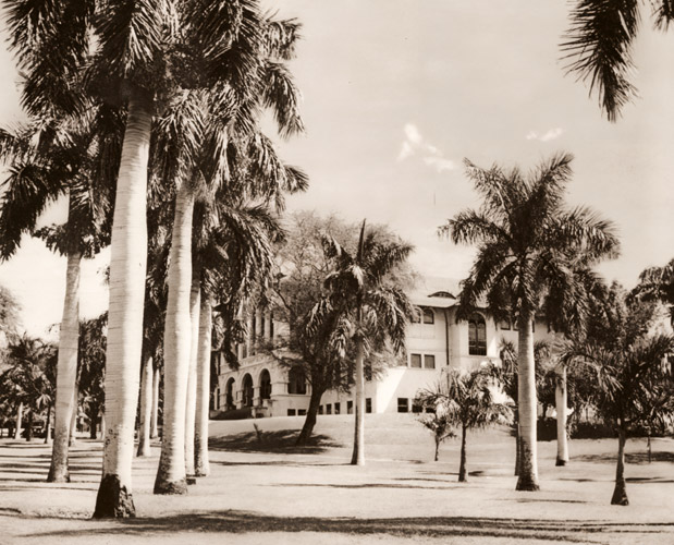 ハワイ大学 [野島康三, アサヒカメラ 1936年7月号より] パブリックドメイン画像 