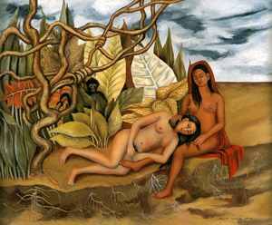 森の中のふたりの裸婦 [フリーダ・カーロ, 1939年, フリーダ・カーロとその時代より]のサムネイル画像