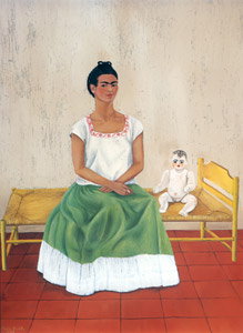 ベッドのある自画像 [フリーダ・カーロ, 1937年, フリーダ・カーロとその時代より]のサムネイル画像