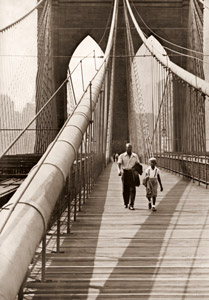 ニューヨークのブルックリン橋 [アンリ・カルティエ＝ブレッソン, アサヒカメラ 1952年3月号より]のサムネイル画像