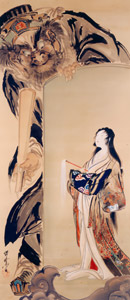 The King of Hell Enma and the Hell Courtesan [Kyōsai Kawanabe,  from Kyosai: master painter and his student Josiah Coder] Thumbnail Images
